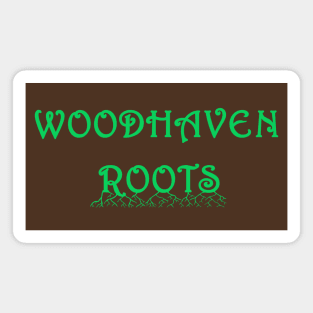 Green Woodhaven Roots Magnet
